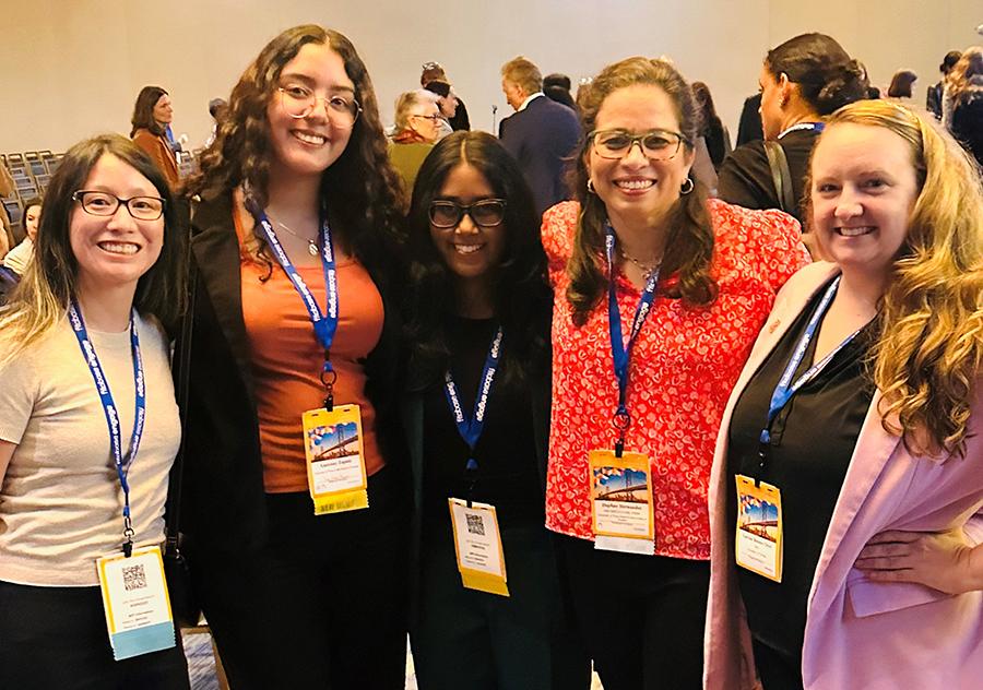 Dr. Hernandez with her trainees at the 2025 Society of Behavioral Medicine annual conference in San Francisco.